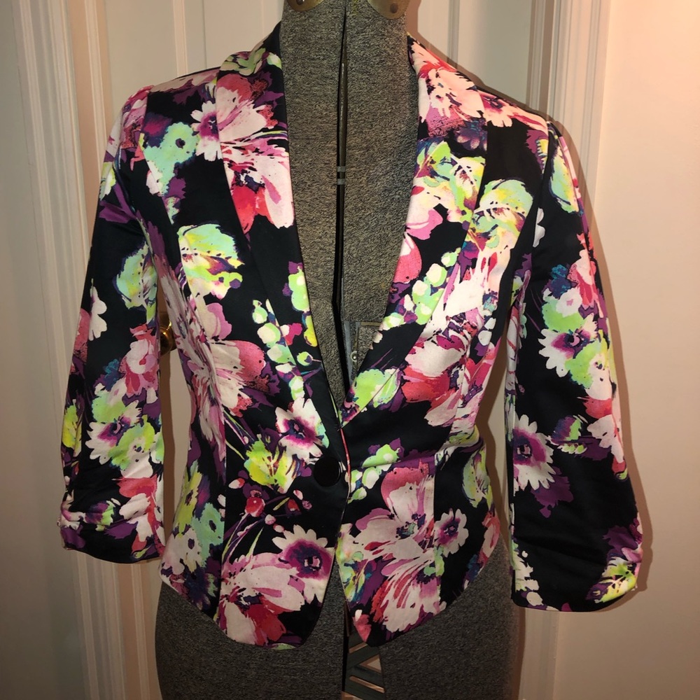 Floral Candie blazer